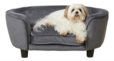 ENCHANTED HONDENMAND / SOFA COCO DONKERGRIJS