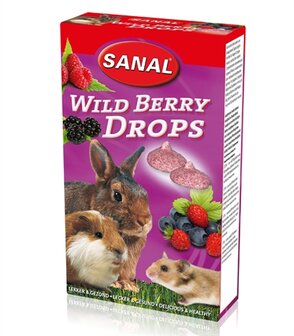 SANAL KNAAGDIER 3-PACK DROPS YOGURT / SALAD / WILD BERRY