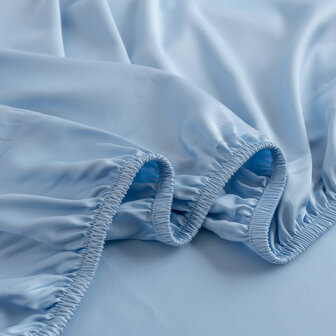 Hoeslaken (Topdekmatras) - Sky Blue - Premium 180 X 200
