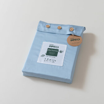Hoeslaken (Topdekmatras) - Sky Blue - Premium 140 X 200