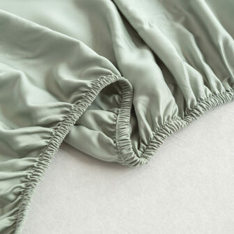Hoeslaken - Sage Green - Premium 180 X 220