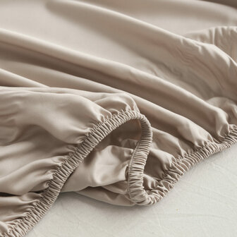 Hoeslaken - Soft Taupe - Premium 140 X 200