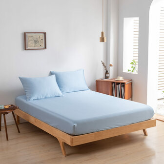 Hoeslaken - Sky Blue - Premium 80 X 200