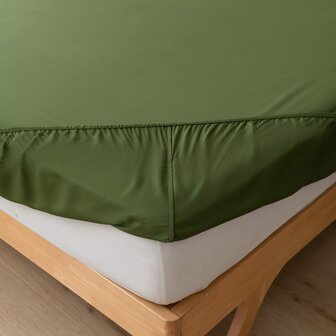 Hoeslaken - Deep Moss - Premium 80 X 200