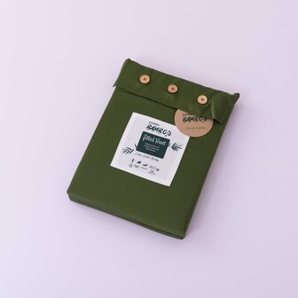 Hoeslaken - Deep Moss - Premium 80 X 200