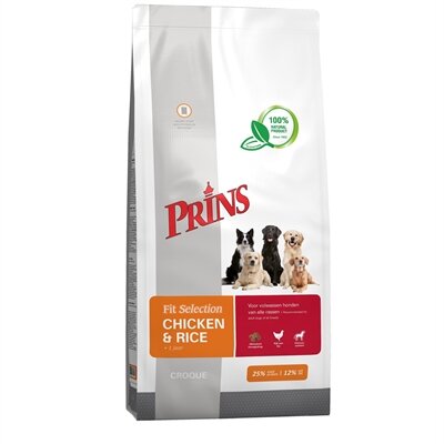 Prins Fit Selection Kip / Rijst 14 KG