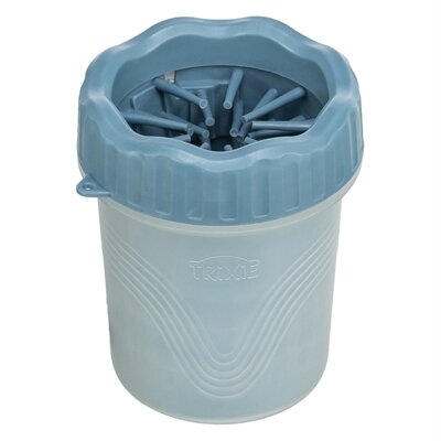 Trixie Pootreiniger Voor De Hond Silicone / Pp Blauw SMALL 11 CM