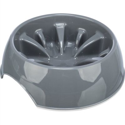 Trixie Voerbak Slowfeeding Kunststof / Tpr Assorti 25 CM 1,4 LTR