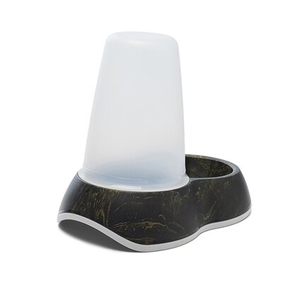 Savic Drinkbak Loop Marble Zwart / Goud 26X17,5X23 CM 1,5 LTR