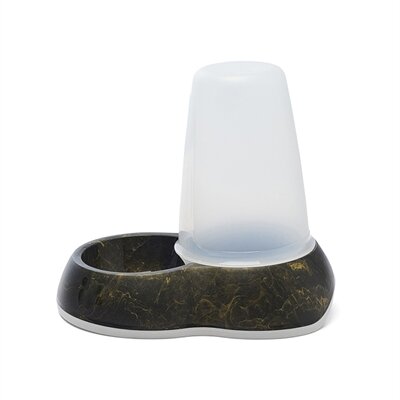 Savic Drinkbak Loop Marble Zwart / Goud 26X17,5X23 CM 1,5 LTR