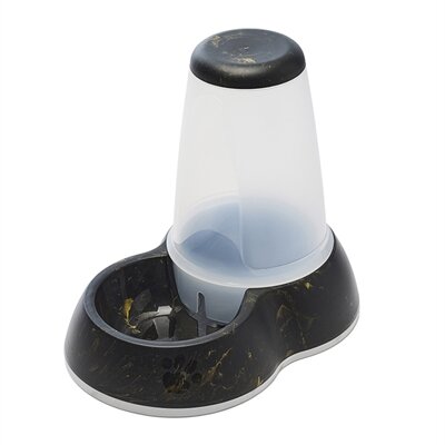 Savic Drinkbak Loop Marble Zwart / Goud 32,5X22X29 CM 3 LTR
