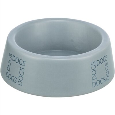 Trixie Voerbak / Drinkbak Hond Dogs Keramiek Grijsblauw 1 LTR 20 CM