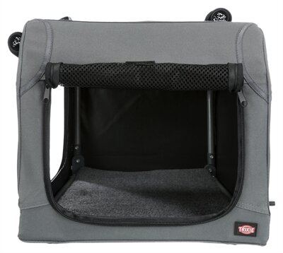 Trixie Soft Kennel Easy Reisbench Grijs 71X51X49 CM