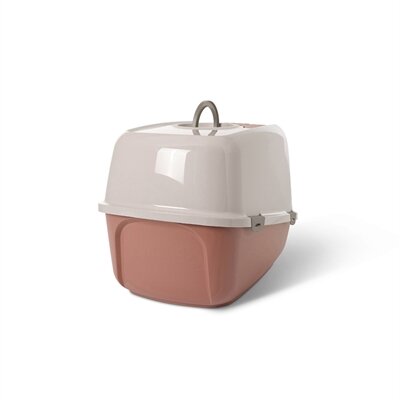 Savic Kattenbak Nestor Jumbo Champagne Roze / Terracotta 66,5X48,5X46,5 CM