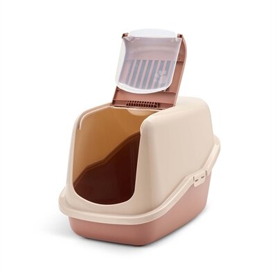 Savic Kattenbak Nestor Champagne Roze / Terracotta 56X39X38,5 CM