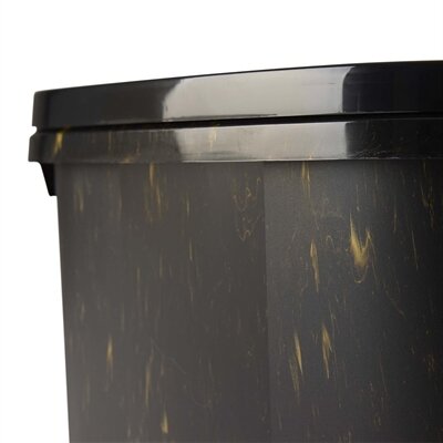 Savic Kattenbak Hop In Marble Zwart / Goud 58,8X39X39,5 CM