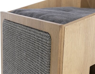 Trixie Citystyle Cat Tower Bruin / Grijs 105 CM