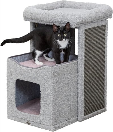 Trixie Kitten Krabpaal Carlita Grijs / Lila 63 CM
