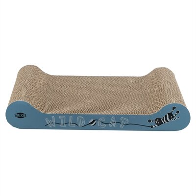 Trixie Krabkarton Catnip Blauw 41X24X7 CM