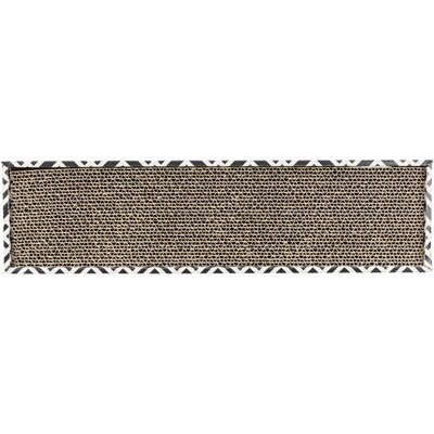 Trixie Krabkarton Scratchy Catnip Zwart / Wit 48X13X5 CM