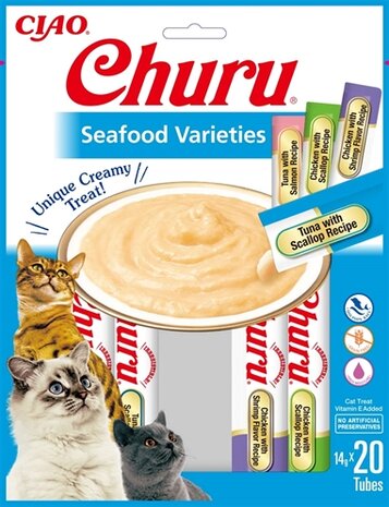Inaba Churu Multipack Seafood 20X14 GR