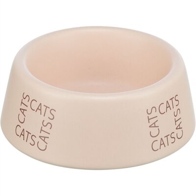 Trixie Voerbak / Drinkbak Kat Cats Keramiek Roze 150 ML 12 CM