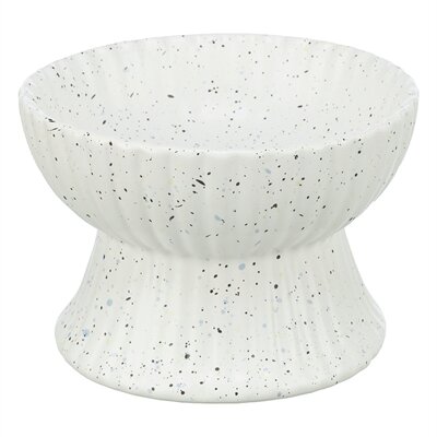 Trixie Voerbak / Drinkbak Kat Verhoogd Keramiek Wit 200 ML 13 CM