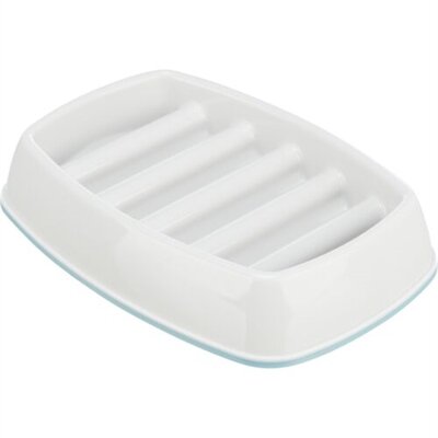 Trixie Voerbak Slowfeeding Kunststof / Tpr Grijs 21X14 CM 250 ML