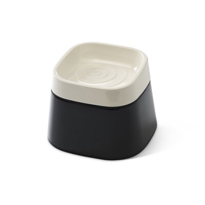 Savic Ergo Cube Drinkbak Creme / Zwart 22X22X16 CM