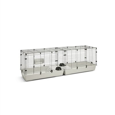 Savic Clubix 200 Knaagdierkooi Zwart / Lichtgrijs 200X50X63,5 CM