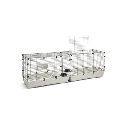 Savic Clubix 200 Knaagdierkooi Zwart / Lichtgrijs 200X50X63,5 CM