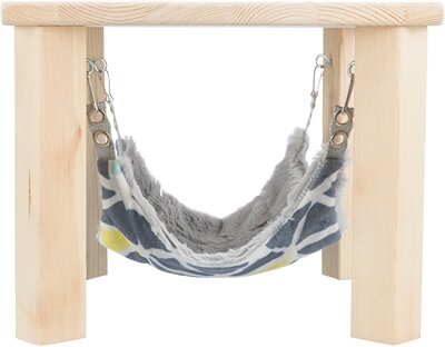Trixie Schuilplaats Met Hangmat Sunny Assorti / Grijs 28X28X24 CM