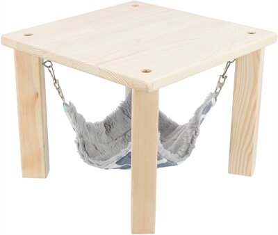 Trixie Schuilplaats Met Hangmat Sunny Assorti / Grijs 28X28X24 CM