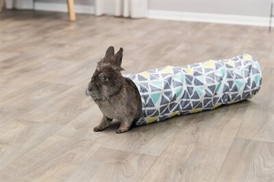 Trixie Knaagdiertunnel Sunny Pluche Grijs 70X19X19 CM