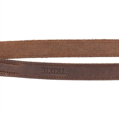 Trixie Hondenriem Rustic Verstelbaar Vetleer Donkerbruin 200X2 CM