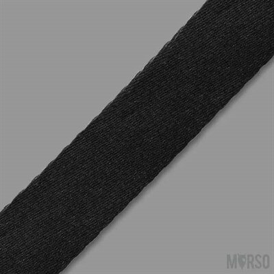 Morso Halsband Hond Gerecycled Pureness Zwart 43-70X2,5 CM
