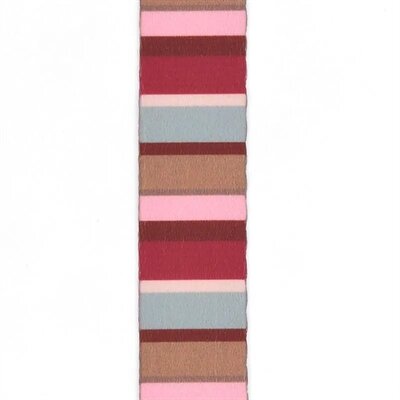 Morso Hondentuig H-Tuig Gerecycled Skyline Rood / Roze 60-80X2,5 CM