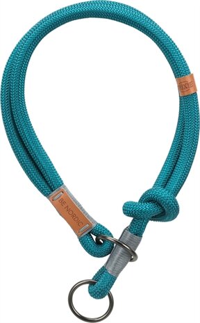 Trixie Halsband Hond Be Nordic Halfslip Petrol / Lichtgrijs 50X1,3 CM