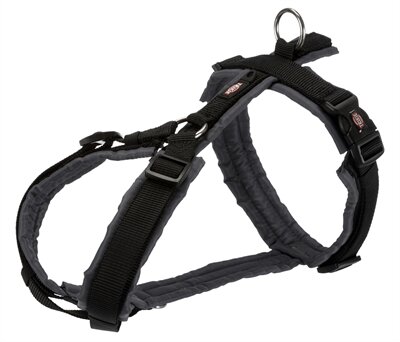 Trixie Hondentuig Premium Trekking Zwart / Grijs 44-53X2 CM