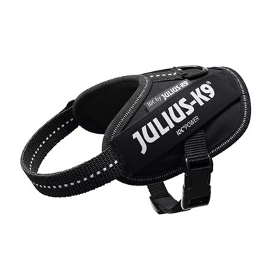 Julius K9 Idc Power-Harnas / Tuig Voor Labels Zwart BABY 2/35-43 CM