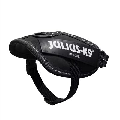 Julius K9 Idc Power-Harnas / Tuig Voor Labels Zwart BABY 2/35-43 CM