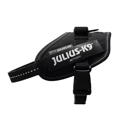 Julius K9 Idc Power-Harnas / Tuig Voor Labels Zwart MINI MINI/40-53 CM