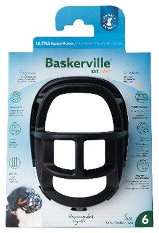 Baskerville Ultra Muzzle Muilkorf NR 6