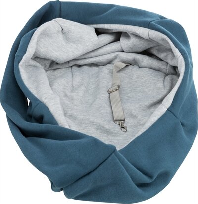Trixie Draagtas Buikdrager Sling Blauw / Grijs 22X20X60 CM