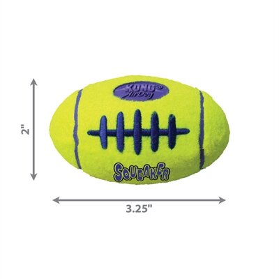 Kong Airdog Football Geel SMALL 9X5,5 CM