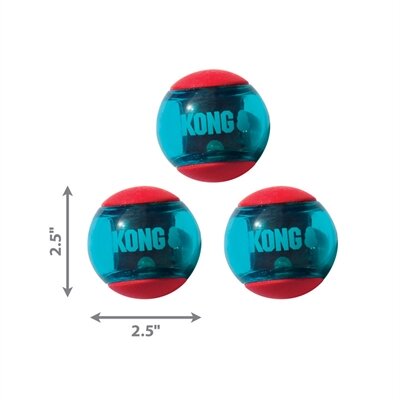 Kong Squeez Action Rood 6,5X6,5X6,5 CM
