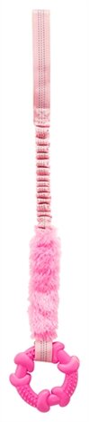 Trixie Bungee Tugger Met Ring Assorti 10X10X56 CM