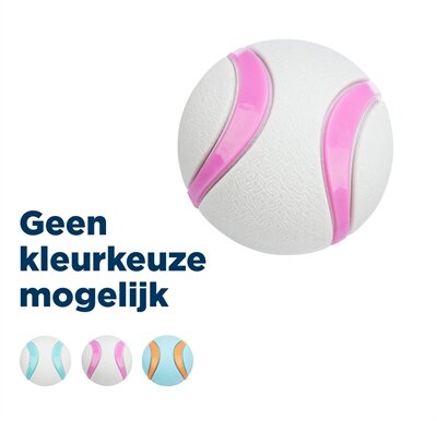 Trixie Bal Tpr Lime / Blauw 6X6X6 CM