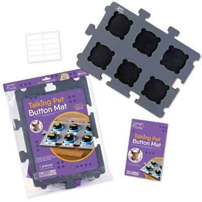 Hunger For Words Talking Pet Button Mat 47,X34,X2, CM
