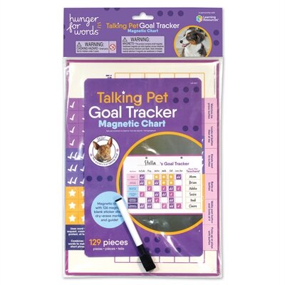 Hunger For Words Talking Pet Goal Tracker 44,6X26,5X0,5 CM